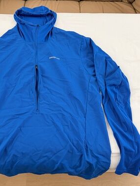 Patagonia Airspeed Pro Pullover, Men's Large, blue